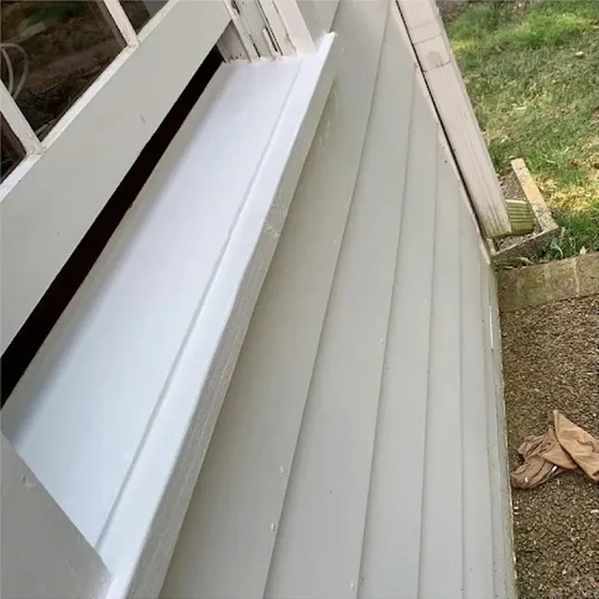 Window sill after repair and painting in Nashville TN